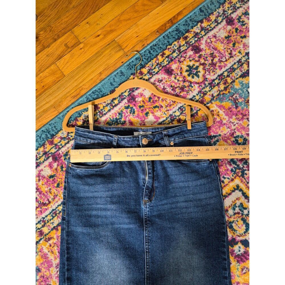 sts blue Niki Denim Pencil Maxi Skirt Size 27/4 - Long Jean Boho Western Style - Picture 8 of 11